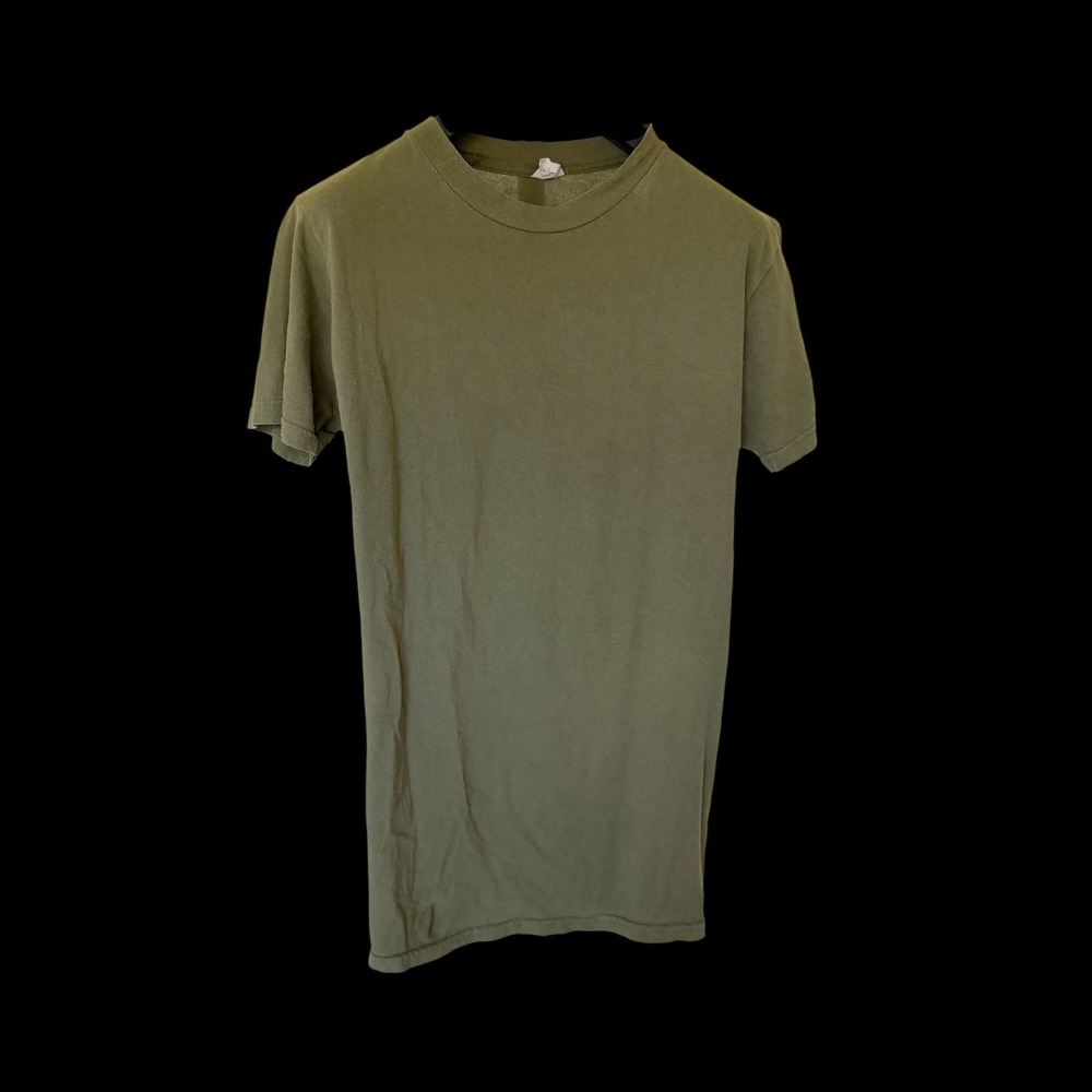 90's Unicor Military Issue Olive Green Cotton T-Shirt Medium